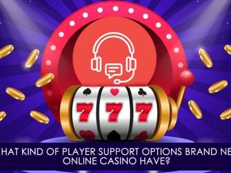 What Kind Of Player Support Options Brand New Online Casino Have?